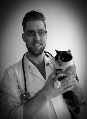 Dr. Holland with Kiki